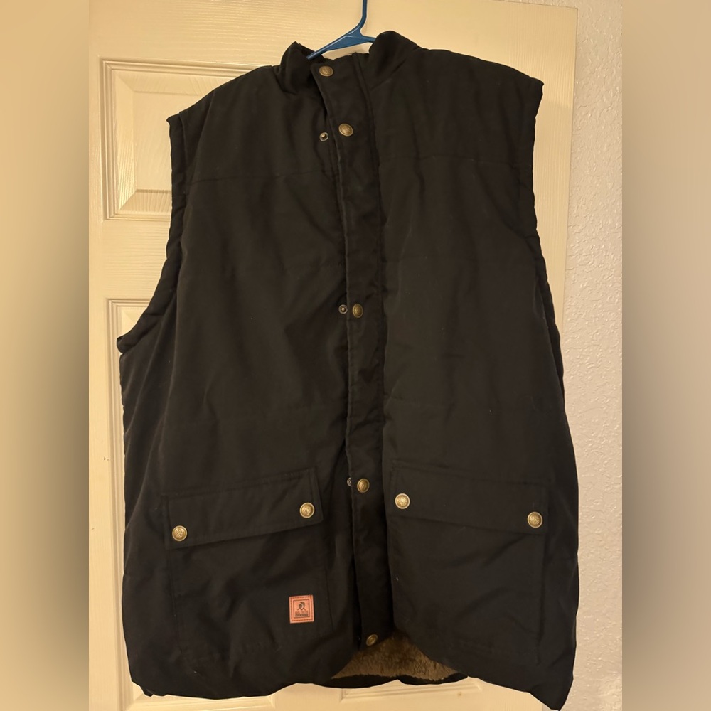 Men's Black Cool Choice Puffer Vest, 2XL never used